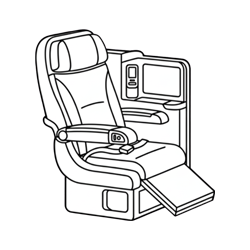 Услуги для пассажиров бизнес-класса - иконка